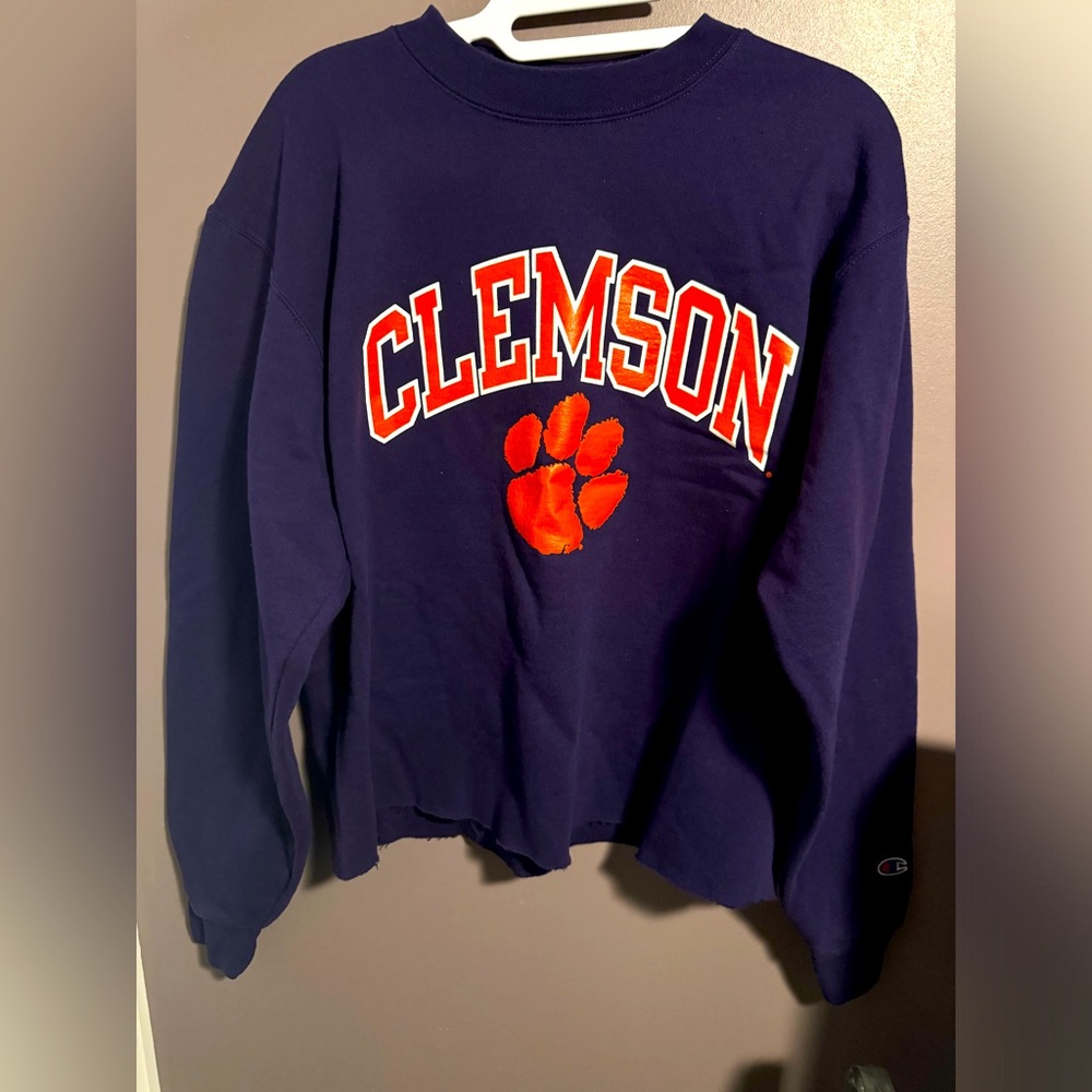 #Clemson #Champion Crewneck Women’s Sweater. Size Medium. - Picture 1 of 5